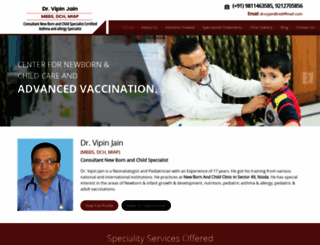 childspecialistinnoida.com screenshot