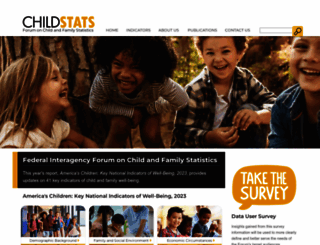 childstats.gov screenshot