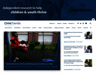 childtrends.org screenshot