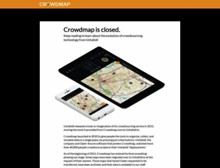 chileearthquake.crowdmap.com screenshot