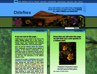 chileflora.com screenshot
