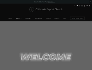 chilhowiebaptistchurch.com screenshot