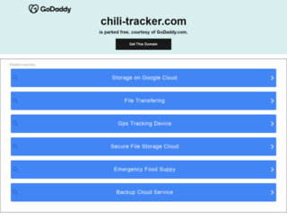 chili-tracker.com screenshot