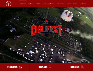chilifest.org screenshot