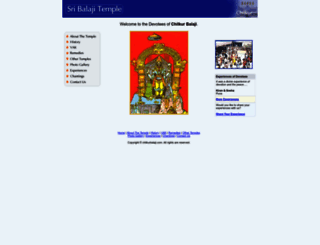 chilkurbalaji.com screenshot