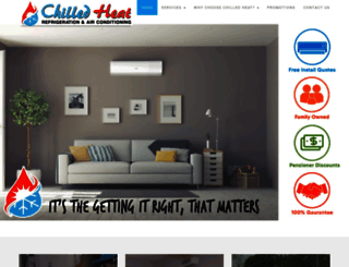 chilledheat.com.au screenshot