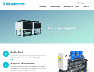 chillermanufacturer.in screenshot