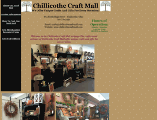 chillicothecraftmall.com screenshot