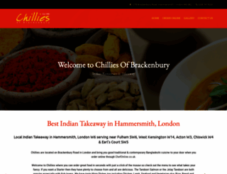 chilliesbrackenbury.com screenshot