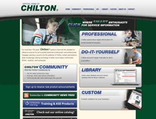 chilton.cengage.com screenshot