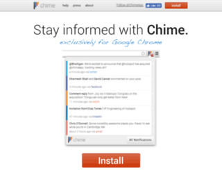 chimeapp.com screenshot