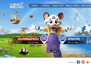 chimelongparadise.com screenshot