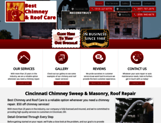chimneyservicescincinnati.com screenshot