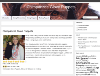 chimpanzee.glove-puppets.com screenshot