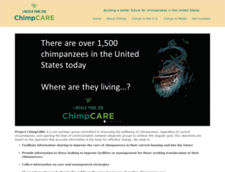 chimpcare.org screenshot