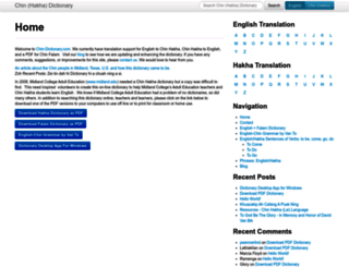 chin-dictionary.com screenshot