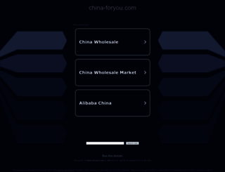 china-foryou.com screenshot