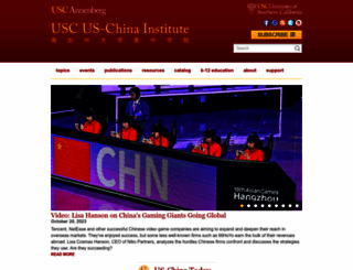 china.usc.edu screenshot