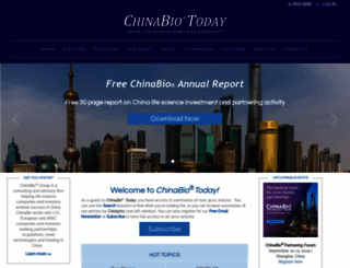 chinabiotoday.com screenshot