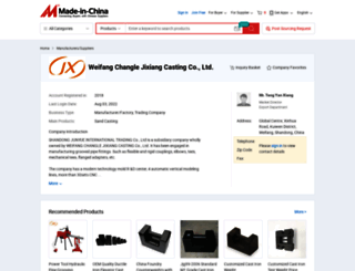 chinacasting-jx.en.made-in-china.com screenshot