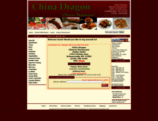 chinadragonschenectady.com screenshot