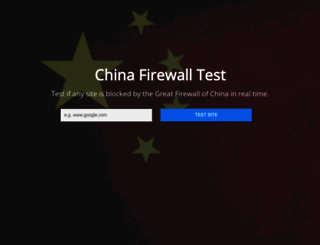 chinafirewalltest.com screenshot