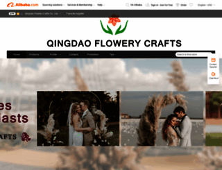 chinaflower.en.alibaba.com screenshot