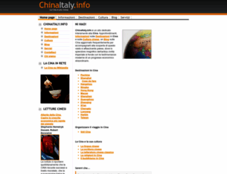 chinaitaly.info screenshot