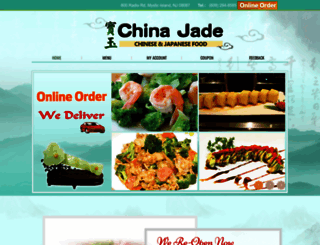 chinajadefood.3menucities.com screenshot