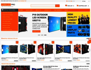 chinaledpro.com screenshot