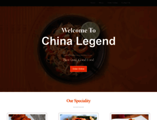 chinalegendrestaurant.com screenshot
