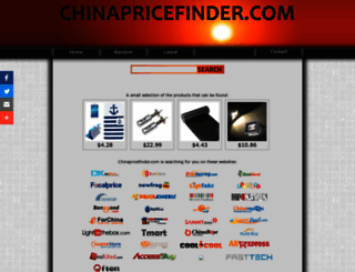chinapricefinder.com screenshot