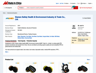 chinarespirator.en.made-in-china.com screenshot