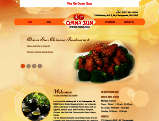 chinasunchesapeake.com screenshot