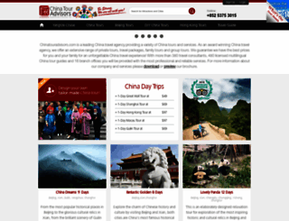 chinatouradvisors.com screenshot