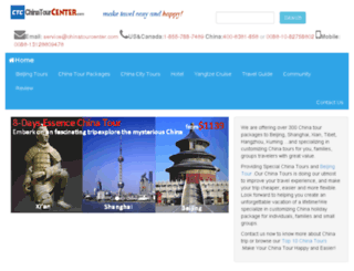 chinatourcenter.com screenshot