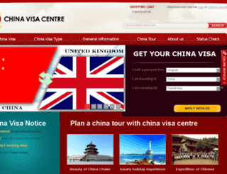chinavisacentre.org.uk screenshot