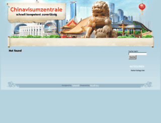 chinavisumzentrale.com screenshot