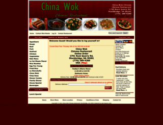 chinawokchineserestaurant.com screenshot