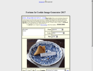 chinese-fortune-cookie.signgenerator.org screenshot