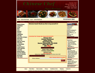 chinesechefrichmond.com screenshot