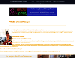 chinesemassageshops.co.uk screenshot