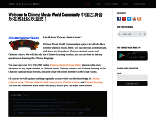 chinesemusicworld.com screenshot