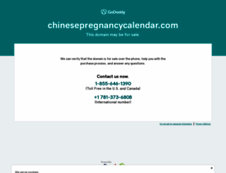 chinesepregnancycalendar.com screenshot