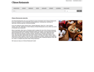 chineserestaurants.com.au screenshot