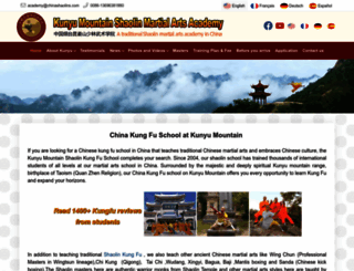chineseshaolins.com screenshot