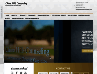 chinohillscounseling.com screenshot