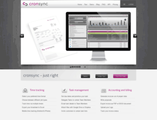 chinook.cronsync.com screenshot