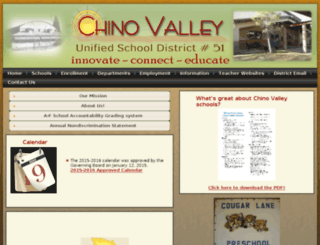 chinovalley.schooldesk.net screenshot