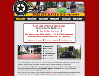 chipandsealpaving.com screenshot